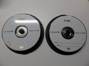 FINE 4.7GB 120分 DVD-RAM VIDEO 20枚 3倍速対応