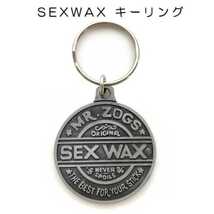 SEXWAX メタル製 キーリング セックスワックス KEY RINGS METAL キーホルダー サーフィン サーフワックス キーチェーン_画像1