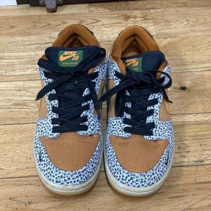 4184-1④Nike　ナイキ SB Dunk Low Safari SB ダンク ロー サファリ CD2563-002　シューズ　靴