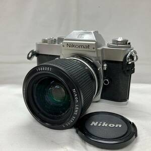 4275-3横　Nikon　ニコン　Nikomat　EL　本体　36-72㎜　1：3.5　レンズ　フィルムカメラ