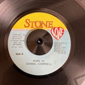Stone Love産Real Rock riddim! ROPE IN/Cornel Campbell