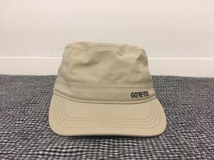 【使用少・美品】NEWERA ニューエラ ワークキャップ WM-01 GORE-TEX ベージュ フリーサイズ