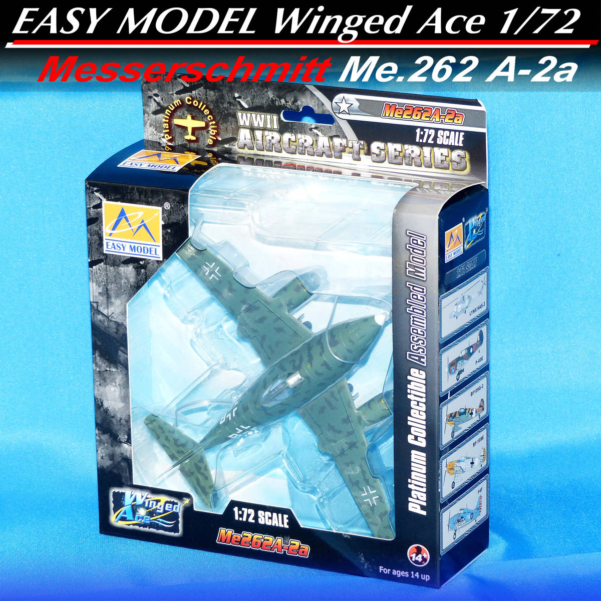 【保管品】◆EASY MODEL Winged Ace 1/72 メッサーシュミット Me262 A-2a シュウァルベ 塗装済み完成品|イージーモデル スケールモデル, 航空機, 軍用機, ドイツ