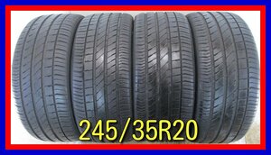 ■中古タイヤ■　245/35R20 95W XL VINMAX ACTIVE V02 アルファード スカイライン フェアレディZ等 夏 サマー　送料無料　B161