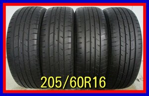 ■中古タイヤ■　205/60R16 92V GOODYEAR EAGLE RVF ノア ジューク ストリーム等 夏タイヤ オンロード 激安 送料無料 B119