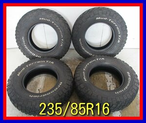 ■中古タイヤ■　235/85R16 120/116Q BF GOODRICH Mud-Terrain T/A ホワイトレター 希少 夏タイヤ オンロード 激安　送料無料 B173