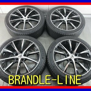 ■中古タイヤホイール■ BRANDLE-LINE SPEED AC-Ⅲ 19インチ 8J +45 5H 120 BRIDGESTONE VRX3 245/40R19 AW 激安 送料無料 K81の画像1