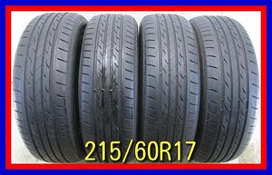 ■中古タイヤ■　215/60R17 96H BRIDGESTONE NEXTRY アルファード ヴェルファイア ハイエース等 夏用 激安　送料無料　B126