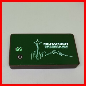 マウントレーニア モバイルバッテリー Mt.RAINIER 出力2口 非売品 懸賞 森永乳業 残量表示つき 2500mAh 5V 1A