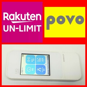 SIMフリー W04 楽天モバイル、povo設定済みUQwimax モバイルルーター 旧ver 11.450.05.45.824