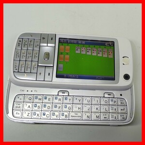 X03HT Windows Mobile6 キーボード付スマホ HTC softbank 解約SIM付 大容量電池