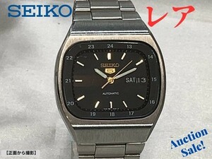 【可動品】SEIKO セイコー5 オートマチック デイデイド 文字盤/ブラック 7009-205A