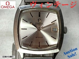 【可動品】OMEGA オメガ デビル 腕時計 TOOL 9034 自動巻き リューズの緩み有り/ベルトジャンク