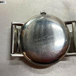 ★☆【中古/ジャンク品/アンティーク】SEIKO セイコー クラウン ラウンド 14036 手巻き 稼働品 文字盤:色：シルバーS 1960年代製 ☆★の画像2