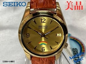 【可動品】SEIKO セイコー オートマチックAT ARCOBALENO 自動巻き 文字盤:色 ゴールド
