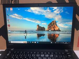 ● Lenovo ThinkPad T470 Core i5 7300U 2.60GHz/16GB/SSD 256GB WLAN Bluetooth フルHD Webカメラ　タッチパネル Win10　PRO 22H2