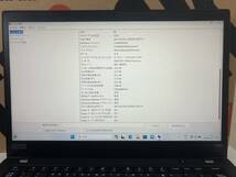 ★ Lenovo ThinkPad T490 Core i7-8665U 1.90GHz/24GB/SSD 256GB WLAN Bluetooth フルHD Webカメラ　タッチパネル Win11PRO_画像7