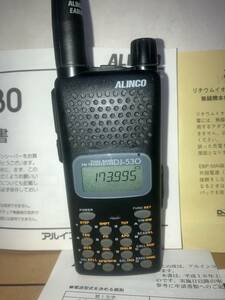 ● ALINCO 144/430MHz 5W TWIN BAND FM TRANSCEIVER DJ-530J