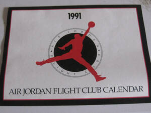 1991 Wheaties Air Jordan Flight Club Calendar Chicago Bulls NBA basketball 海外 即決