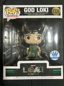 NEW FUNKO POP! GOD LOKI #1326 DELUXE SHOP EXCLUSIVE MARVEL STUDIOS *SHIPS NOW*!! 海外 即決