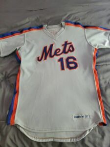 NEW YORK METS Dwight "Doc" Gooden 16 VINTAGE Jersey 1989 RARE 海外 即決