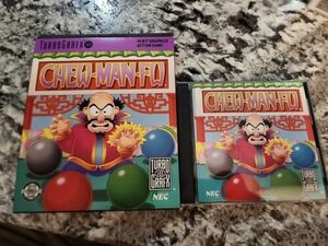 Chew Man Fu CIB (Turbografx 16) EXTREMELY MINT ships in protector complete 海外 即決