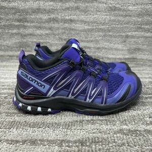 Salomon Womens XA Pro 3D V8 Purple Black Hiking Trail Running Shoes Size 8.5 海外 即決