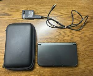 【中古】 New3dsLL メタリックブラック 黒　Nintendo new3ds 本体