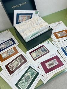 ■BANKNOTES OF ALL NATIONS 約140枚前後 総額 額面不明 外国紙幣 世界各国の紙幣 旧札 コレクション 紙幣 フランクリンミント 