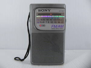 ★☆SONY ワイドFM対応 FM/AMコンパクトラジオ ICF-P20 動作品 オマケ新品電池付き☆★