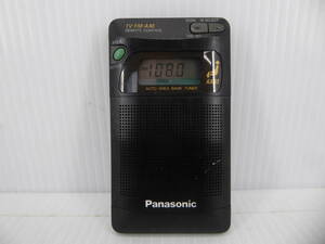 ★☆Panasonic ワイドFM対応 FM/AMポケットラジオ RF-H860 日本製 動作品 オマケ新品電池付き☆★