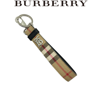 BURBERRY キーホルダー キーリング ブランド バーバリー ベージュチェック柄 8066095-archivebeige