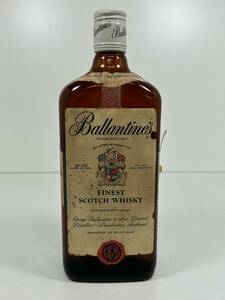 TN0512-136 3040【1円スタート】 バランタイン　Ballantine's　ファイネスト　FINEST　赤青旗　赤青紋章　ウイスキー　未開栓　古酒