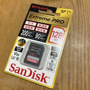 新品未開封 SANDISK 128GB Extreme PRO SDXCカード SDカード SDSDXXD-128G-JOJCP 128GB ヨドバシカメラ限定モデル品 高速読み取り書き込み