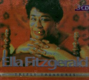 ELLA FITZGERALD TRIPLE TREASURES 3CD BOX 廃盤 エラ フィッツジェラルド ボックス undecided a-tisket a-tasket baby it'scold outside