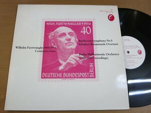 LP0568／【UK盤/MONO】フルトヴェングラー：CENNTENARY ISSUE ベートーヴェン 交響曲第5番「運命」.