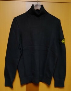 1円〜 中古 黒色 M Stone Island タートルネック ストーン アイランド セーター 長袖 秋冬用 正規品