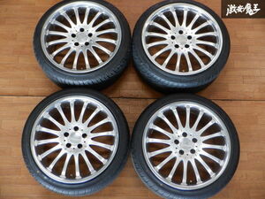 カールソン CR 1/16 ホイール 19インチ 8.5J +40 10J +45 タイヤ付 225/40R19 245/35R19 セダン VIP クラウン IS マークX ★ 棚1H22