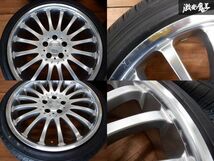 カールソン CR 1/16 ホイール 19インチ 8.5J +40 10J +45 タイヤ付 225/40R19 245/35R19 セダン VIP クラウン IS マークX ★ 棚1H22_画像4