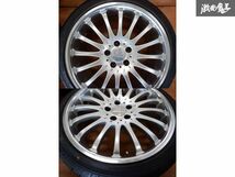 カールソン CR 1/16 ホイール 19インチ 8.5J +40 10J +45 タイヤ付 225/40R19 245/35R19 セダン VIP クラウン IS マークX ★ 棚1H22_画像5