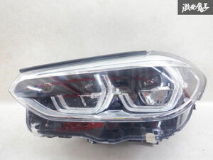 レンズ綺麗！BMW純正 G01 X3 X4 前期 LED ヘッドライト ヘッドランプ 左 左側 右ハンドル 8739655-04 棚2L13