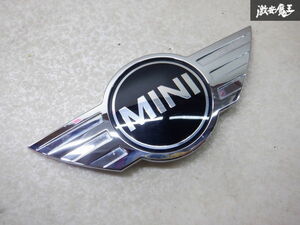 【最終値下】 BMW MINI ミニ純正 F60 ミニクーパー ボンネット エンブレム アクセサリー 単体 7388120 棚2Z3