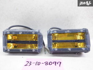 【最終値下】社外 汎用 LED フォグ フォグランプ フォグライト イエローフォグ 角目 左右セット SUVに 棚2O23