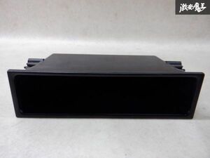 【最終値下】 社外 1DIN 小物入れ 収納ボックス オーディオポケット 単体 汎用品 棚2F15