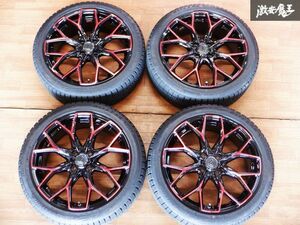 BS VRX3 バリ山 スタッドレス付 美品 LENSO ホイール 17インチ 7J +45 4穴 PCD100 205/45R17 MINI ミニ R56 R50 アクア 2019年 ★ 棚1I4