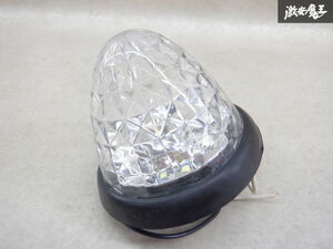 【点灯OK】社外 汎用 LED サイド―マーカー 24V ホワイト 1個 外径 約87ｍｍ 棚2Z13