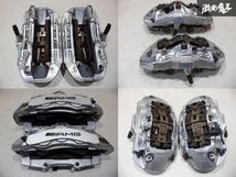 【希少!】メルセデスベンツ純正 brembo ブレンボ Eクラス W212 E63 AMG 6POT 4POT ブレーキ キャリパー ローター 一台分 セット 棚2P24_画像2