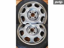 スズキ純正 MR31S MR41S ハスラー スチール ホイール 15インチ 4.5J +45 4穴 PCD100 4本 スタッドレス付 165/60R15 IG60 ★ 棚1A_画像4