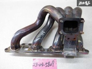 【ワレなし！使用OK！】 社外 S14 S15 シルビア SR20DET ステンマニ エキゾースト マニホールド エキマニ S13 180SX 棚2Q13