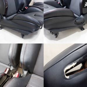 【希少】 マツダ純正 RECARO レカロ SE3P RX-8 RX8 タイプRS 後期 ハーフレザー シート 一台分 セット シートレール付 棚2I7の画像5